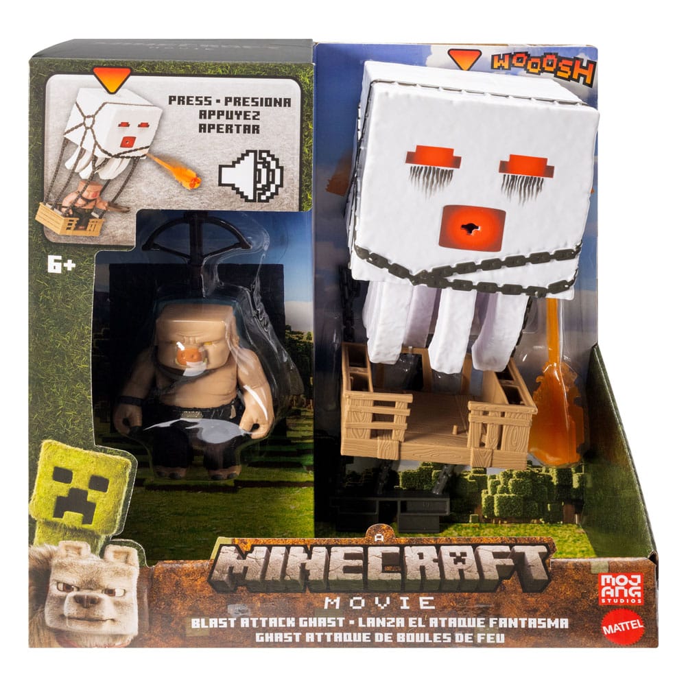 Minecraft, le film figurine Blast Attack Ghast 25 cm