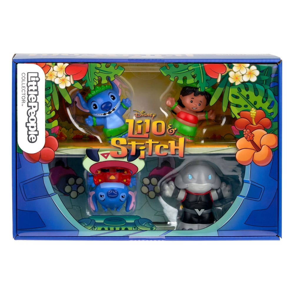 Lilo & Stich pack 4 minifigurines Fisher-Price Little People Collector 7 cm