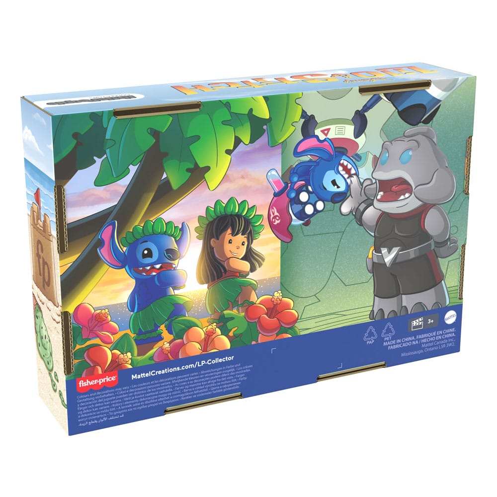 Lilo & Stich pack 4 minifigurines Fisher-Price Little People Collector 7 cm