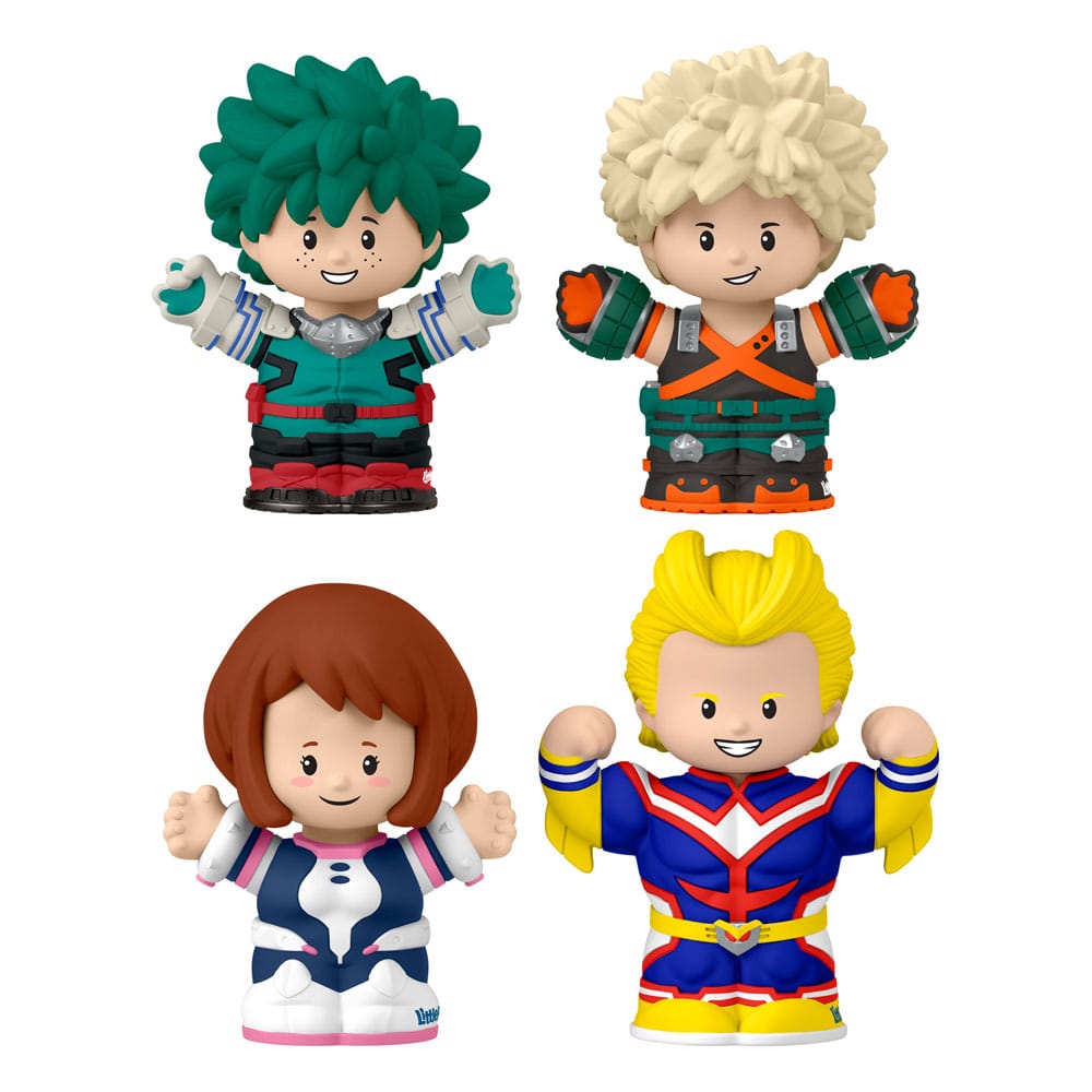 My Hero Academia pack 4 minifigurines Fisher-Price Little People Collector 7 cm