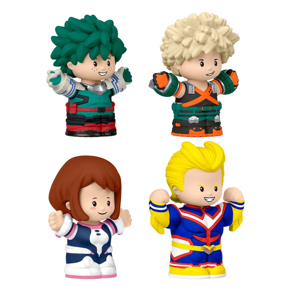 My Hero Academia pack 4 minifigurines Fisher-Price Little People Collector 7 cm