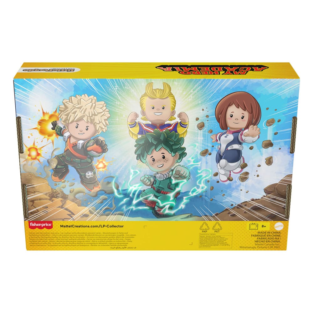 My Hero Academia pack 4 minifigurines Fisher-Price Little People Collector 7 cm