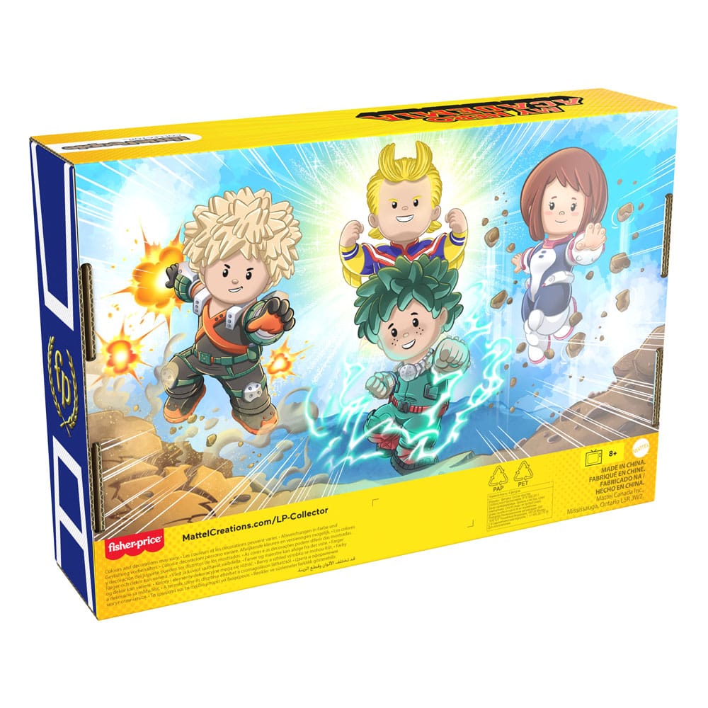 My Hero Academia pack 4 minifigurines Fisher-Price Little People Collector 7 cm