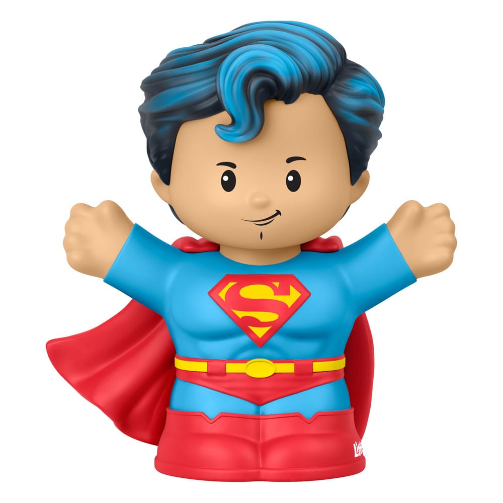 DC Comics pack 4 minifigurines Fisher-Price Little People Collector Superman: Through the Ages 7 cm