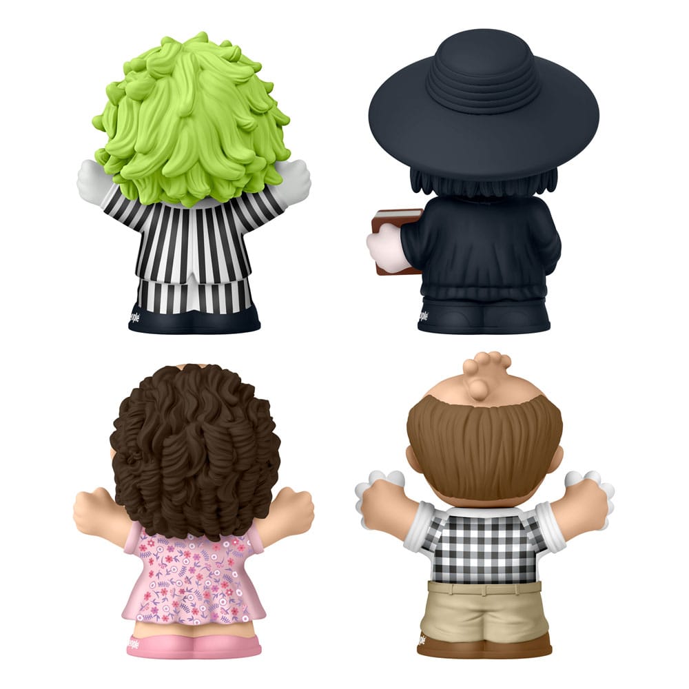 Beetlejuice pack 4 minifigurines Fisher-Price Little People Collector 7 cm