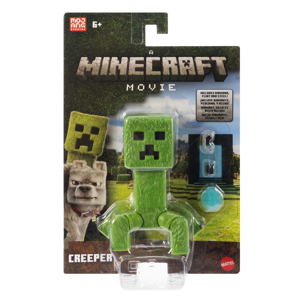 Minecraft, le film figurine Creeper 10 cm