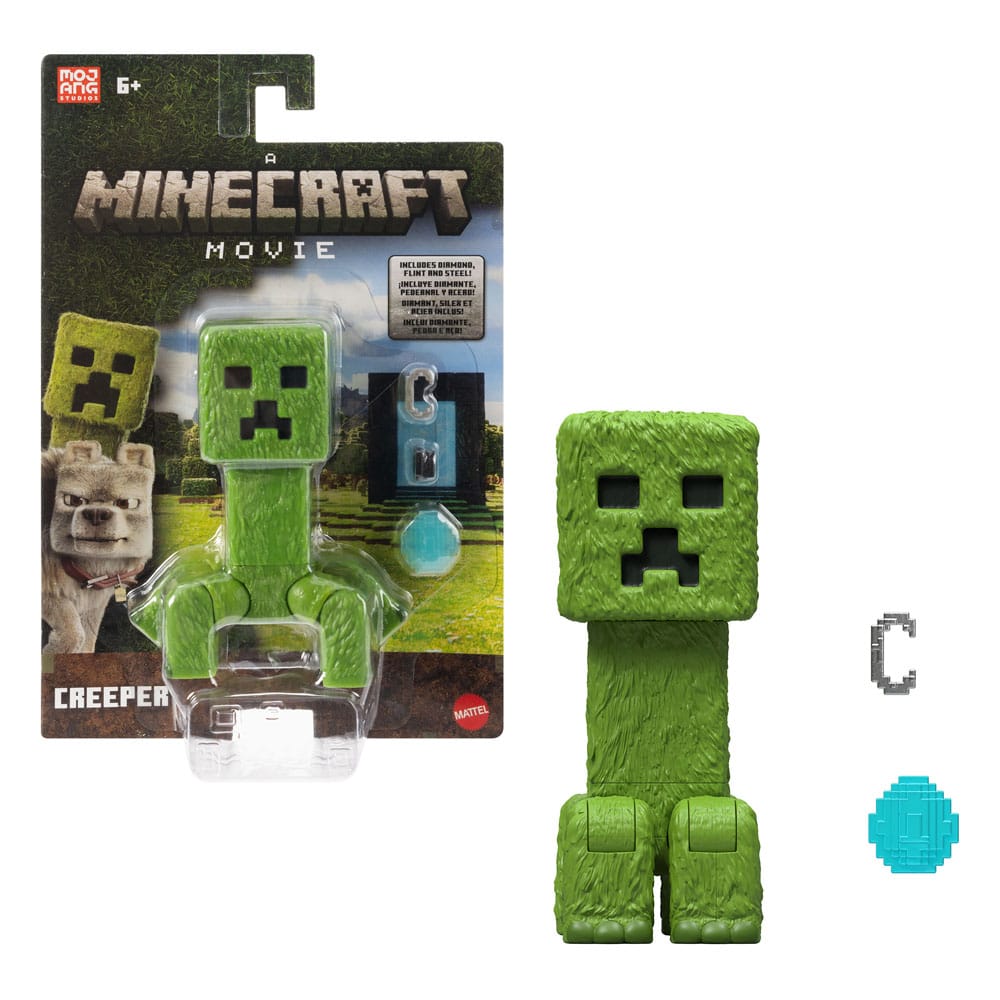Minecraft, le film figurine Creeper 10 cm