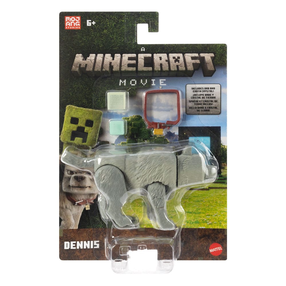 Minecraft, le film figurine Dennis le loup 10 cm