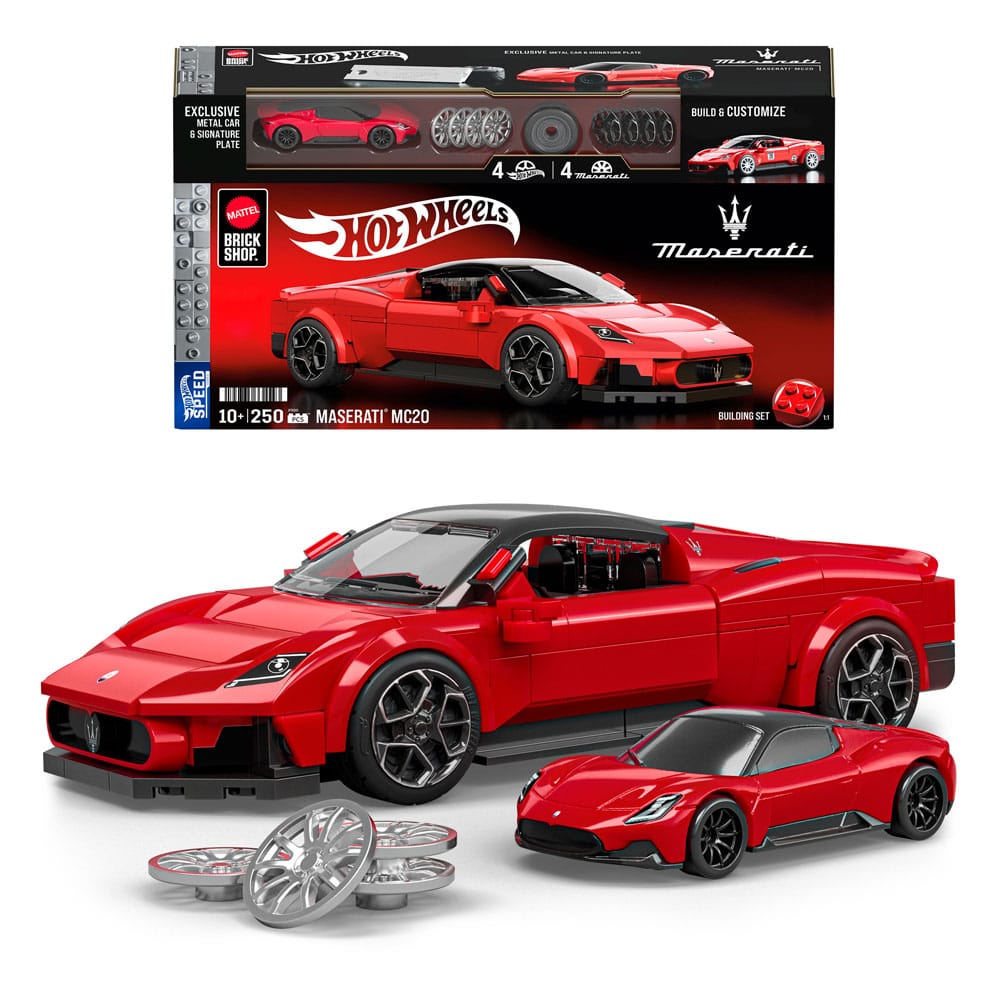 Mattel Brick Shop jeu de construction Hot Wheels Speed Series 1/32 Maserati MC20