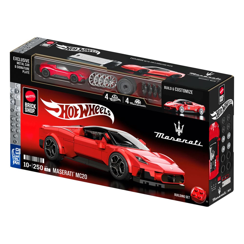 Mattel Brick Shop jeu de construction Hot Wheels Speed Series 1/32 Maserati MC20