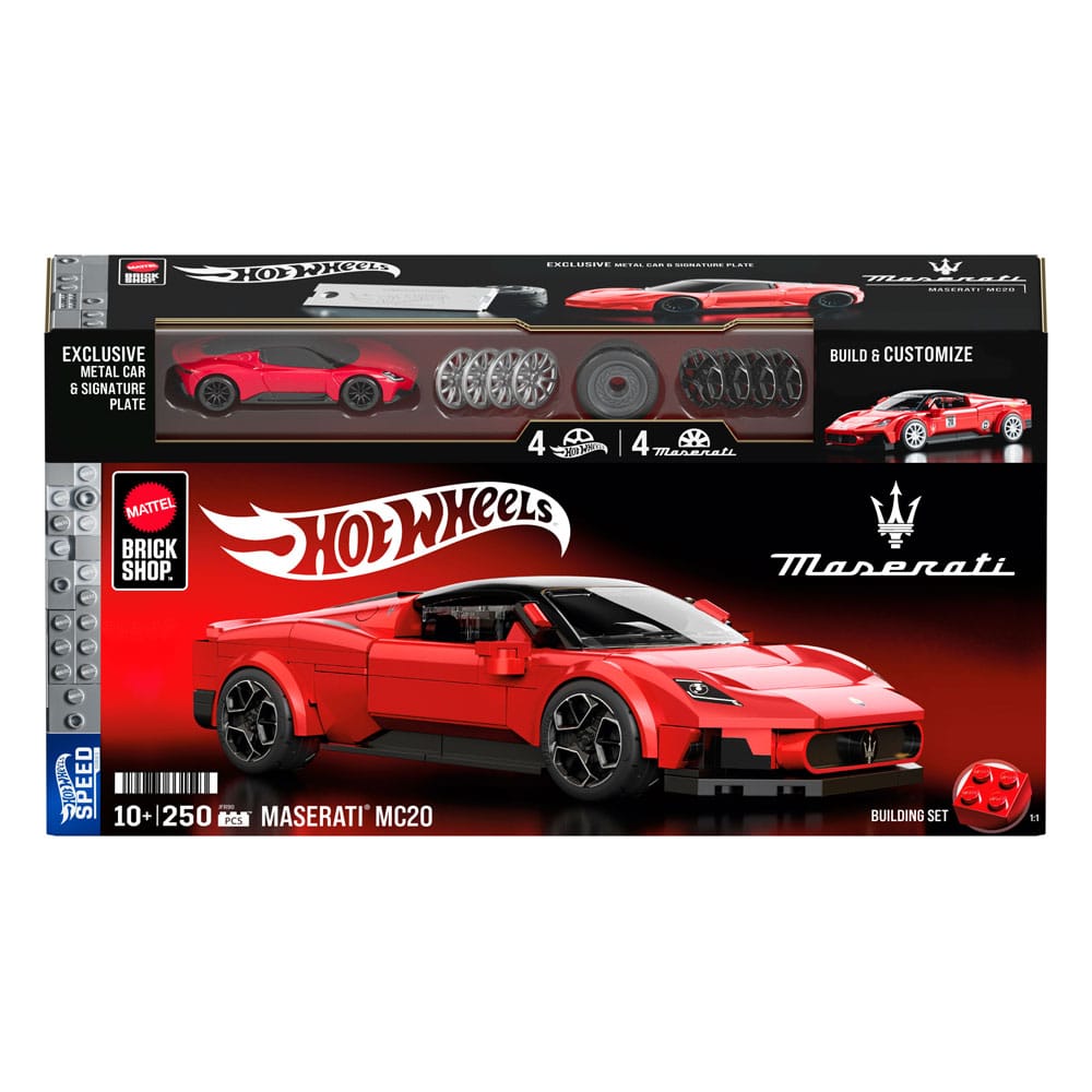 Mattel Brick Shop jeu de construction Hot Wheels Speed Series 1/32 Maserati MC20