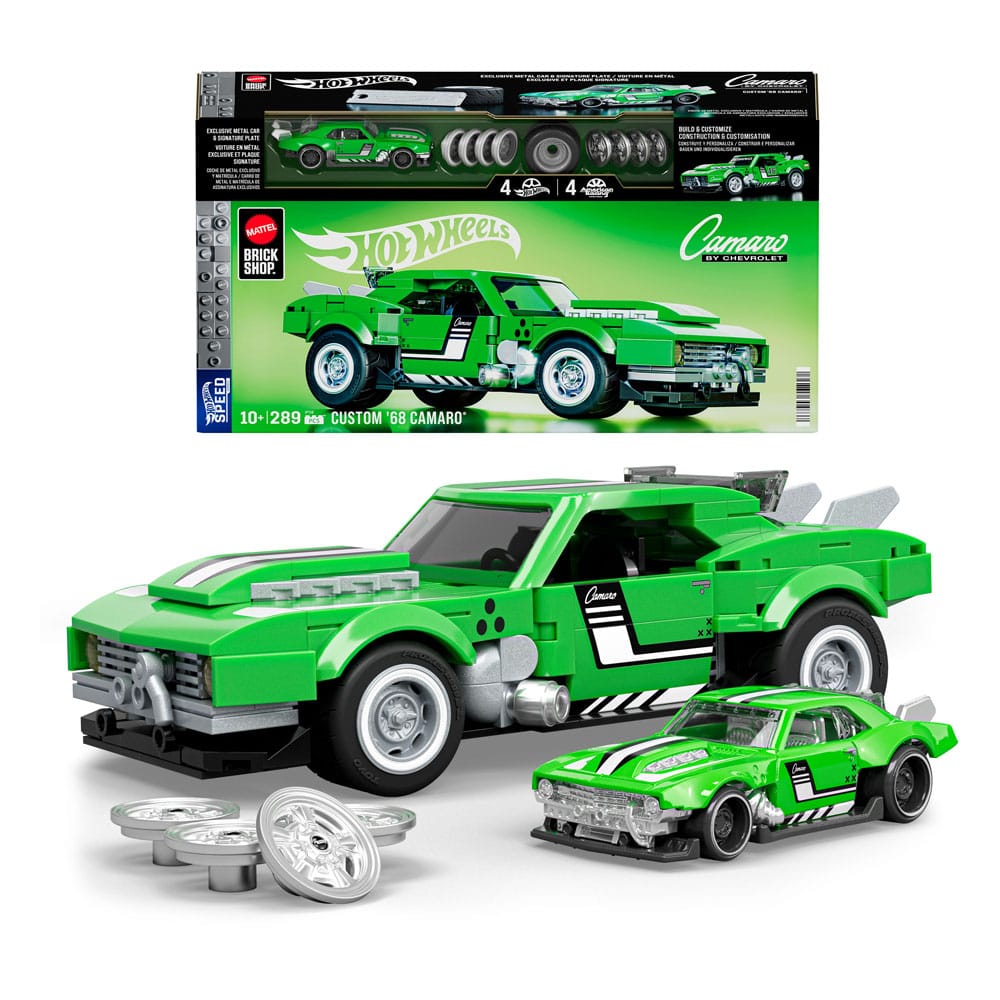 Mattel Brick Shop jeu de constructionHot Wheels Speed Series 1/32 Custom '68 Camaro