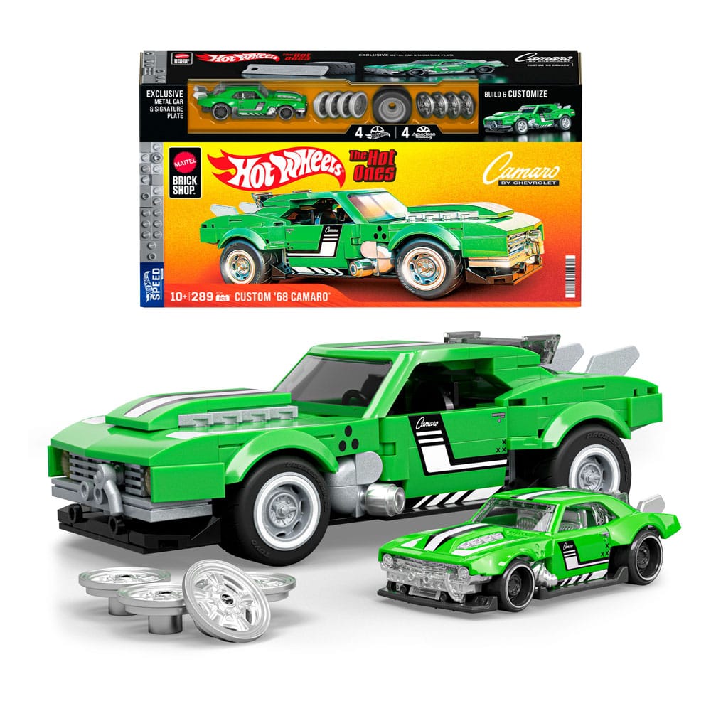Mattel Brick Shop jeu de constructionHot Wheels Speed Series 1/32 Custom '68 Camaro