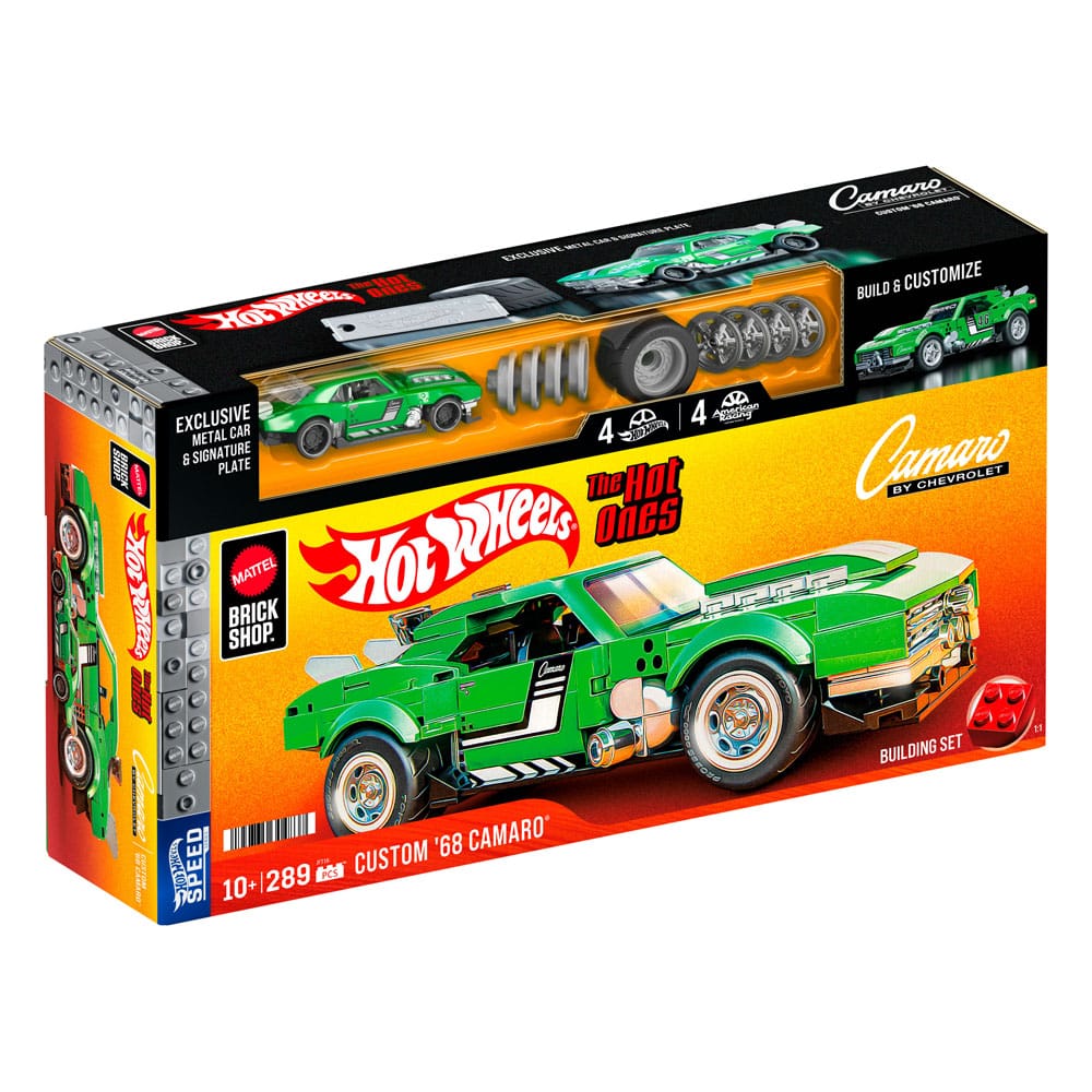 Mattel Brick Shop jeu de constructionHot Wheels Speed Series 1/32 Custom '68 Camaro