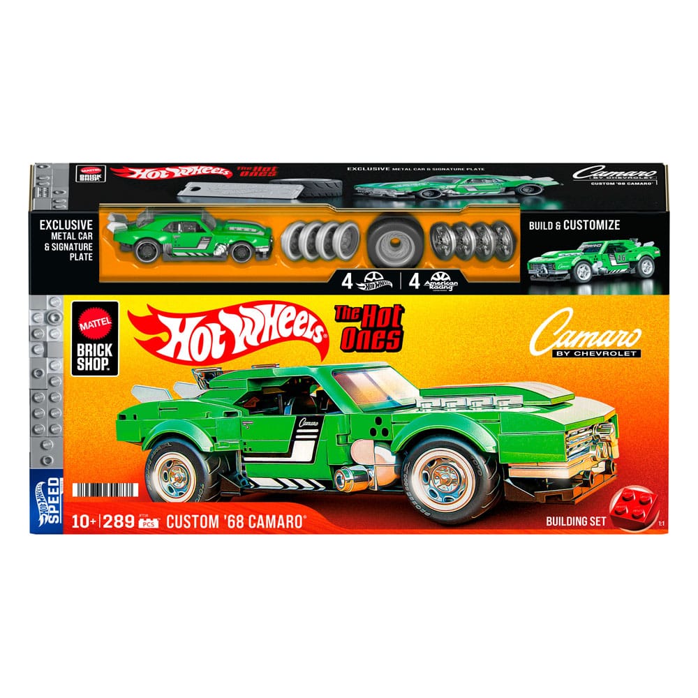 Mattel Brick Shop jeu de constructionHot Wheels Speed Series 1/32 Custom '68 Camaro