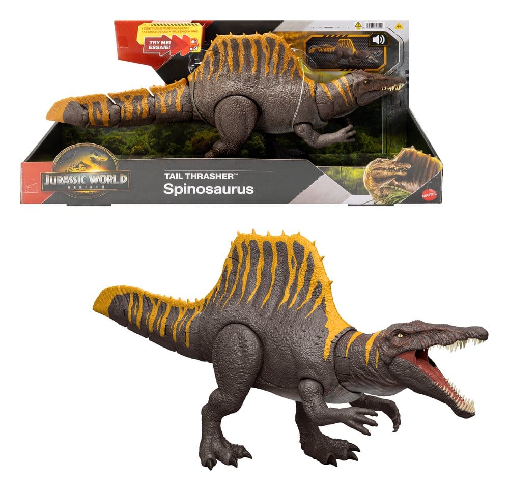 Jurassic World : Renaissance figurine Tail Thrasher Spinosaurus 55 cm