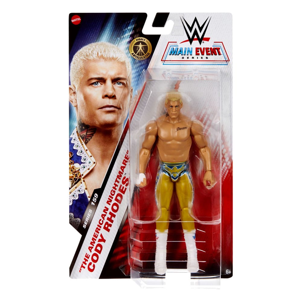 WWE Main Event Series figurine "The American Nightmare" Cody Rhodes 15 cm