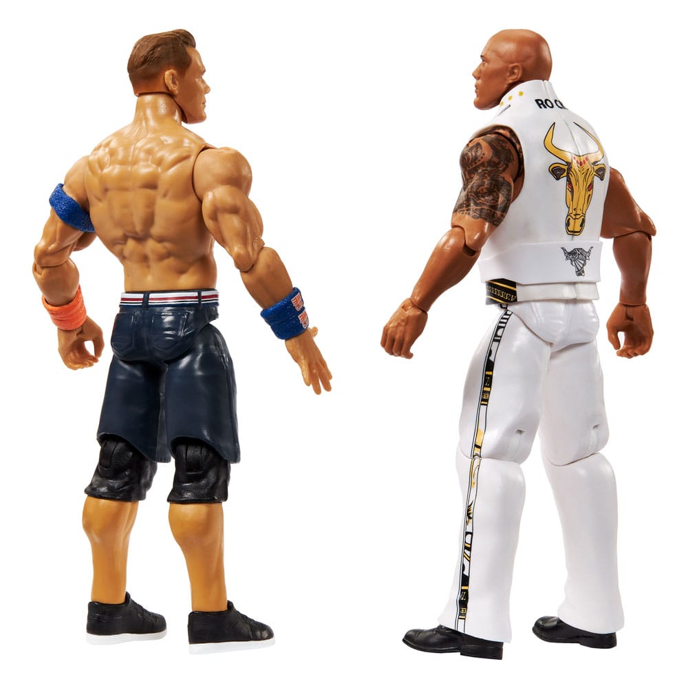 WWE Main Event Showdown figurines The Rock Final Boss vs John Cena 2-Pack 15 cm