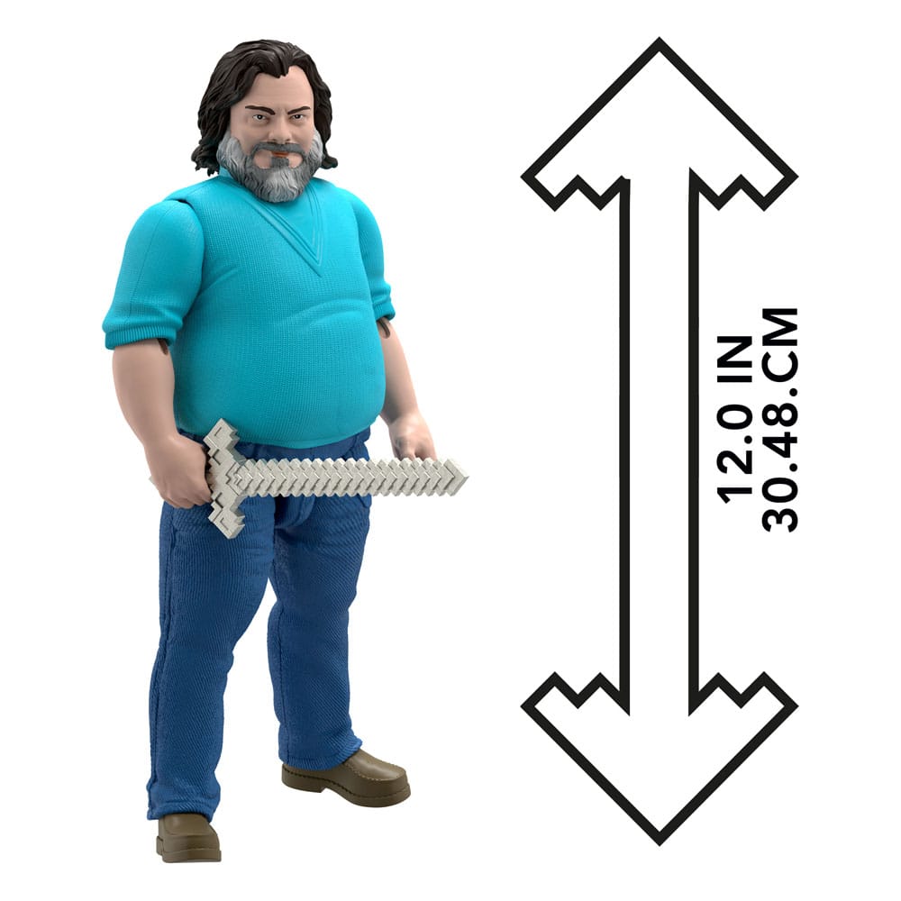 Minecraft, le film figurine Large Steve 30 cm