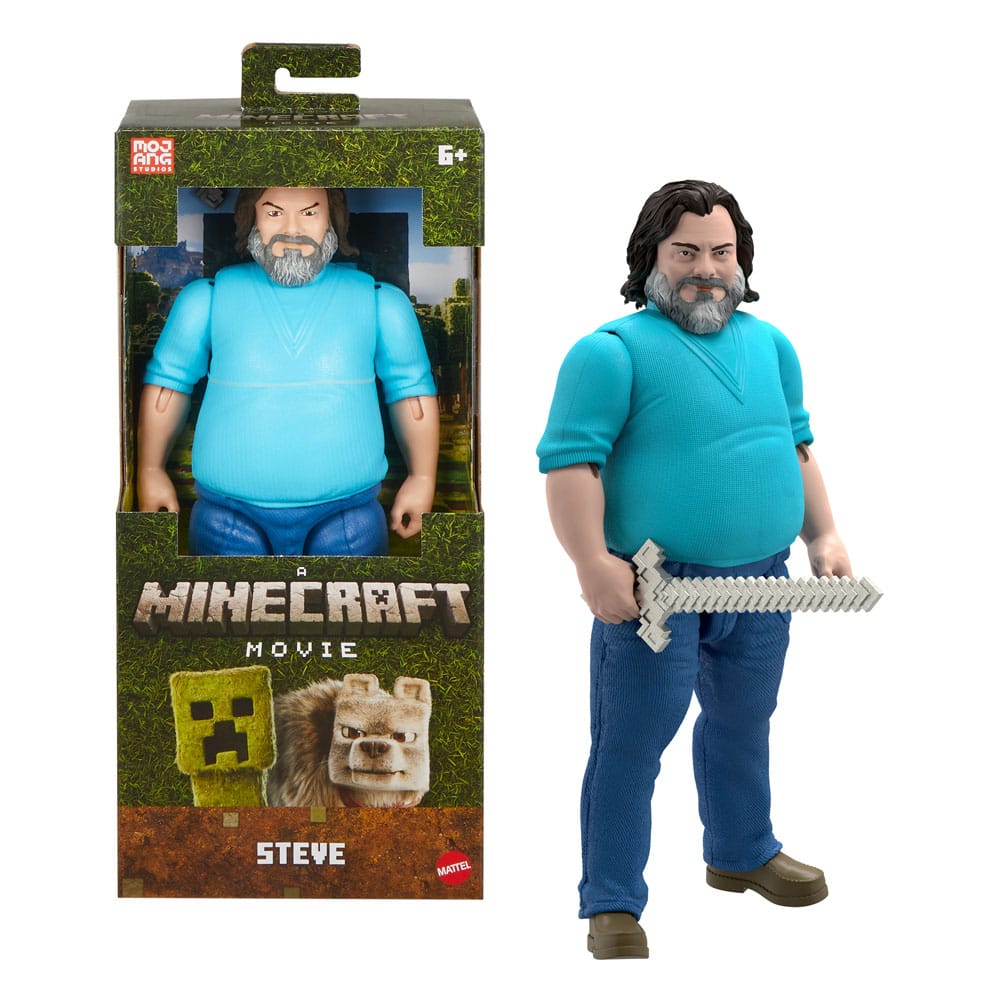 Minecraft, le film figurine Large Steve 30 cm