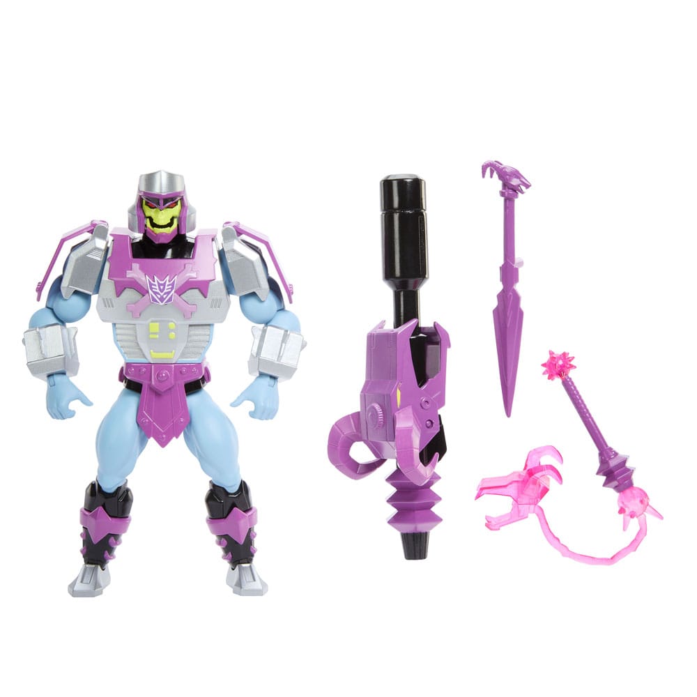 Masters of the Universe x Transformers figurine Megatron Armor Skeletor heo European Exclusive 14 cm