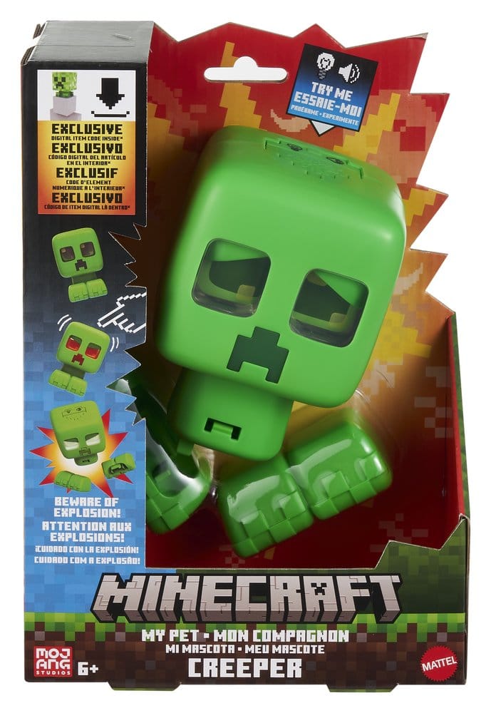 Minecraft figurine interactive My Pet Creeper 14 cm