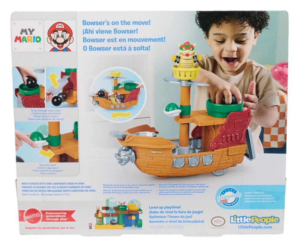 My Mario Little People playset Vaisseau de Bowser
