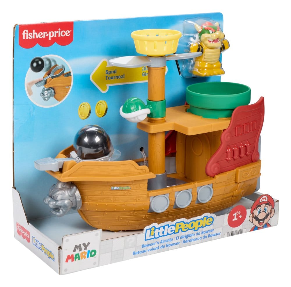 My Mario Little People playset Vaisseau de Bowser