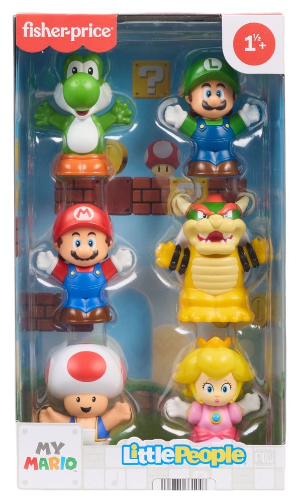 My Mario Little People Collector pack 6 minifigurines 7 cm