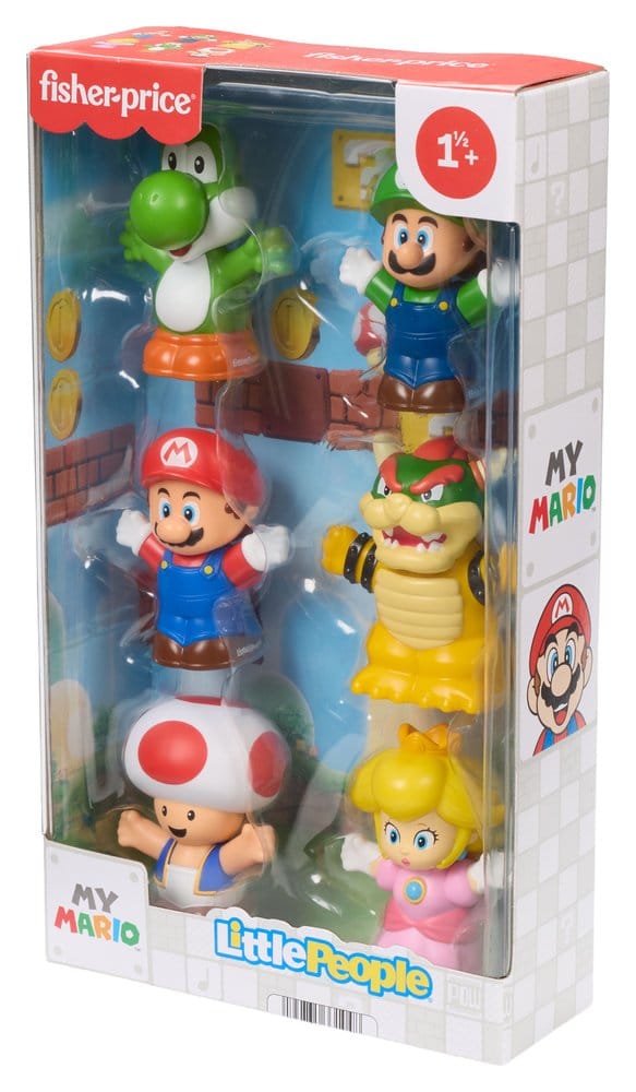 My Mario Little People Collector pack 6 minifigurines 7 cm