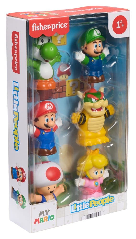 My Mario Little People Collector pack 6 minifigurines 7 cm
