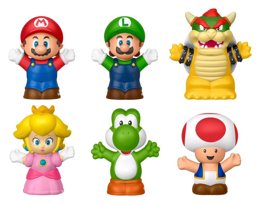 My Mario Little People Collector pack 6 minifigurines 7 cm