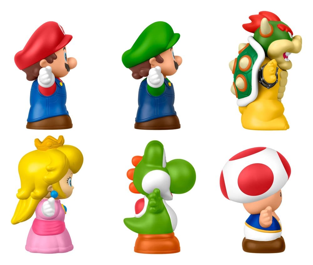 My Mario Little People Collector pack 6 minifigurines 7 cm