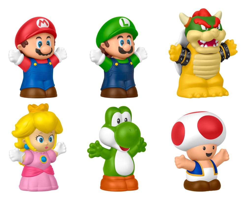 My Mario Little People Collector pack 6 minifigurines 7 cm