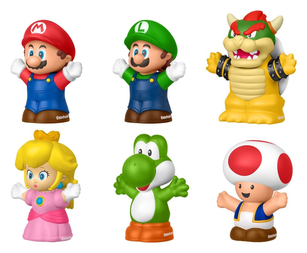 My Mario Little People Collector pack 6 minifigurines 7 cm