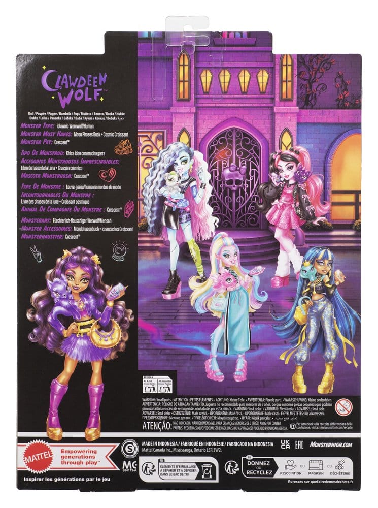Monster High poupée Clawdeen Wolf