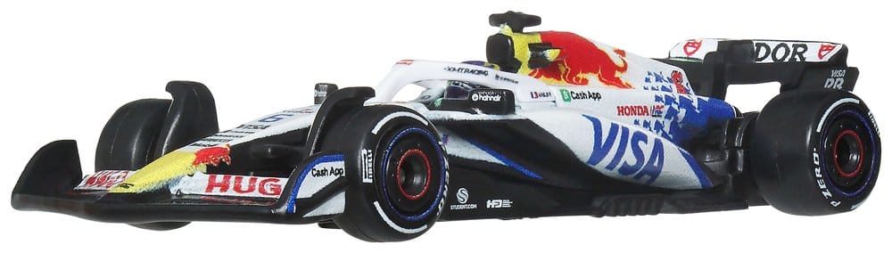 Formule 1 Hot Wheels Premium véhicule Die-Cast 1/64 Visa Cash App Racing Bulls F1 Team
