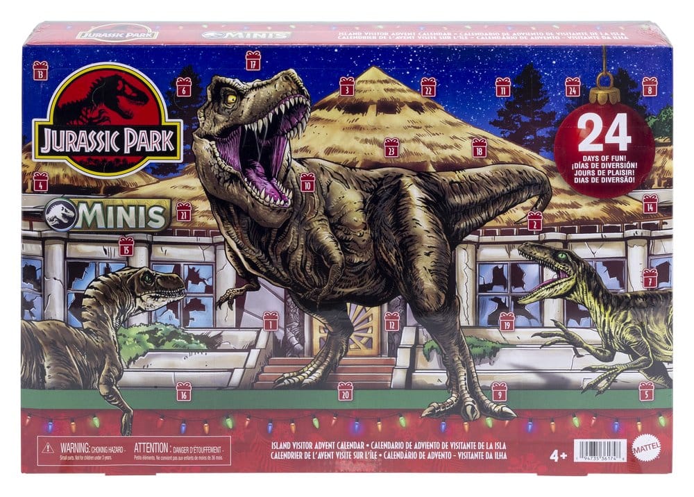 Jurassic Park Minis Calendrier de l'Avent Island Visitor