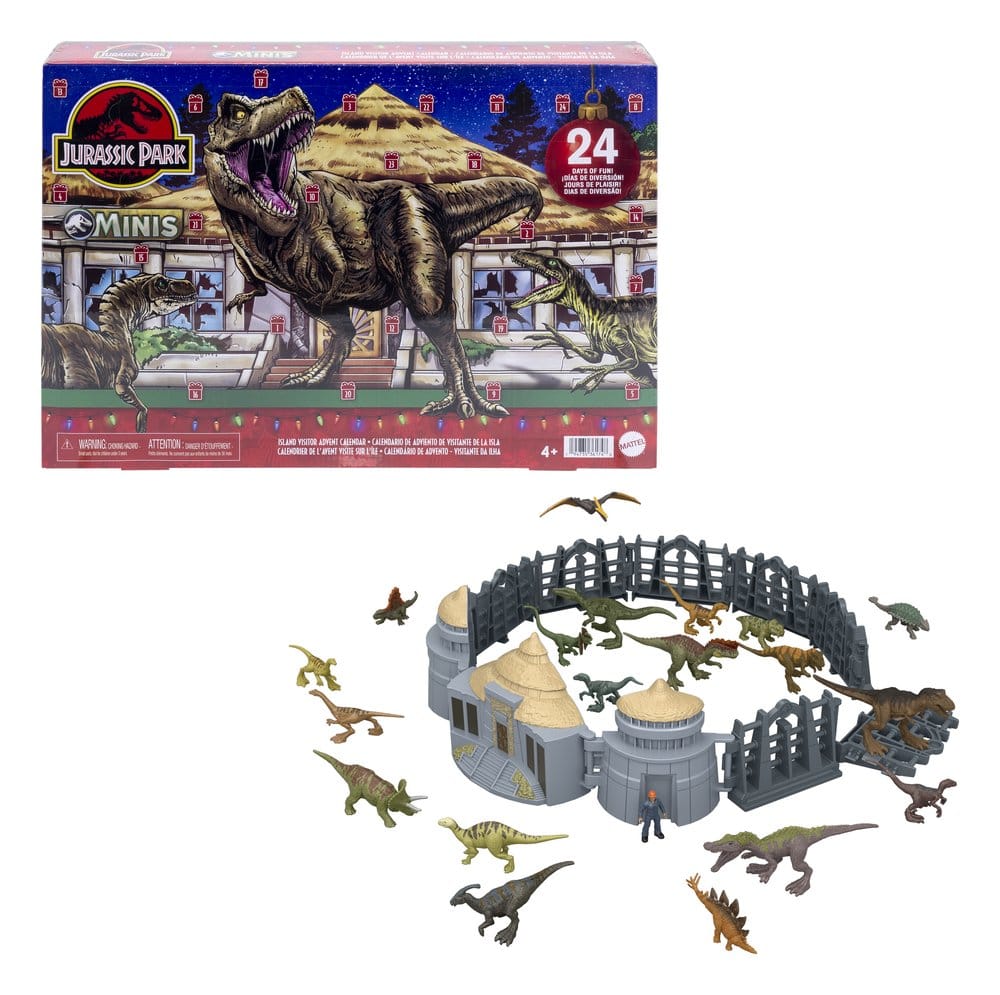 Jurassic Park Minis Calendrier de l'Avent Island Visitor
