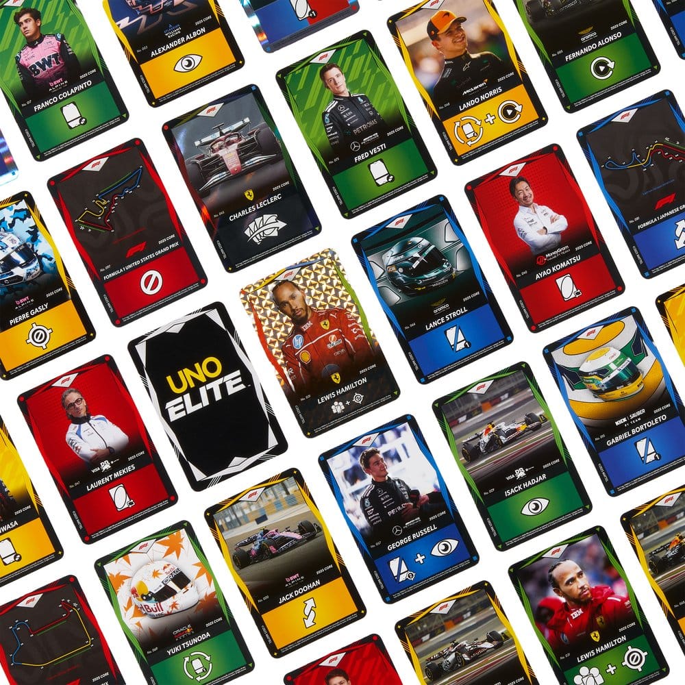 Formula 1 UNO Jeu de cartes Elite F1 Starter-Set