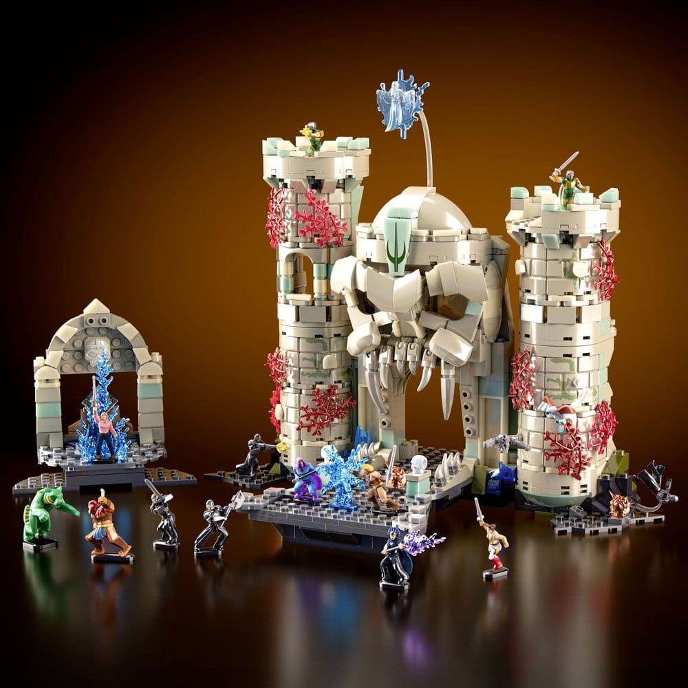 Masters of the Universe Mattel Brick Shop Set de Construction Castle Grayskull