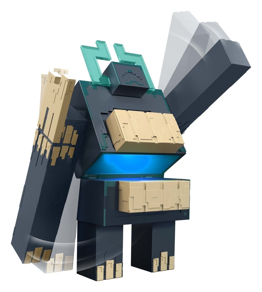 Minecraft Dungeons II figurine sonore et lumineuse Twisted Warden