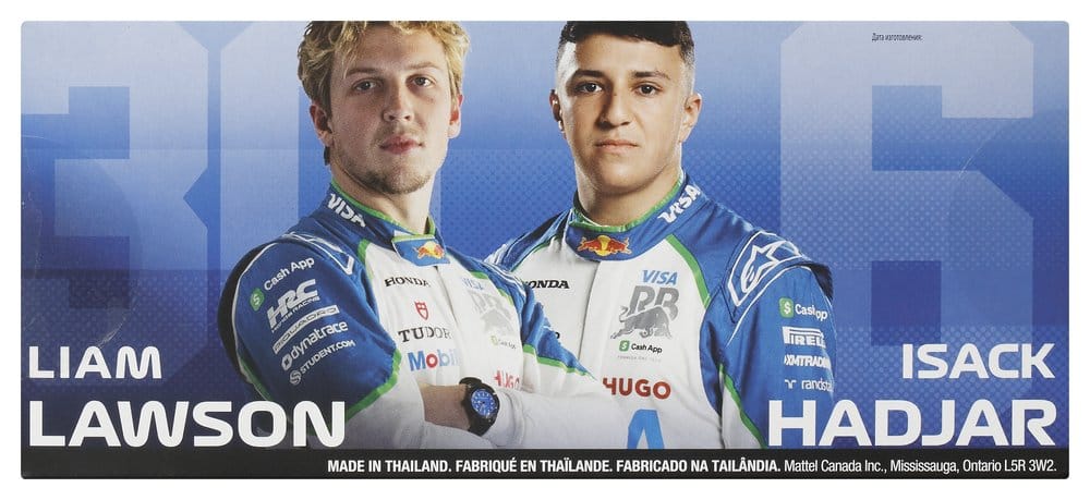 Formule 1 Hot Wheels Premium pack de 2 véhicules Die-Cast 1:64 Team Visa Cash App Racing Bulls