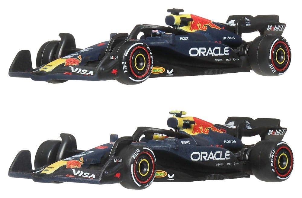 Formule 1 Hot Wheels Premium pack 2 véhicules Die-Cast 1/64 Oracle Red Bull Racing