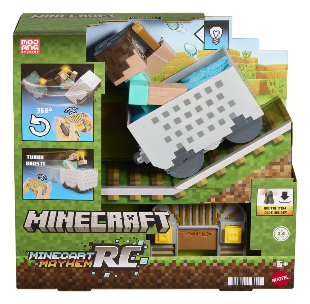 Minecraft véhicule radiocommandé Steve in Minecart