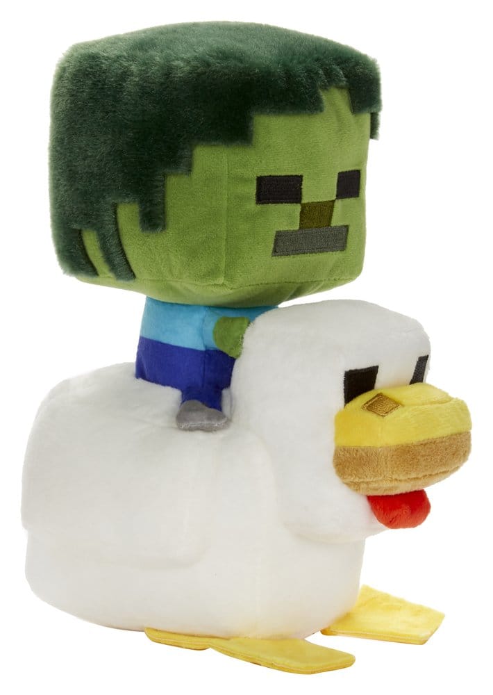 Minecraft Deluxe peluche Chicken Jockey 20 cm