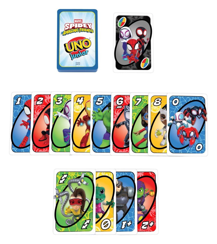 Spidey & His Amazing Friends UNO Junior Jeu de cartes