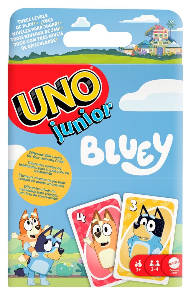 Bluey UNO Junior Jeu de cartes
