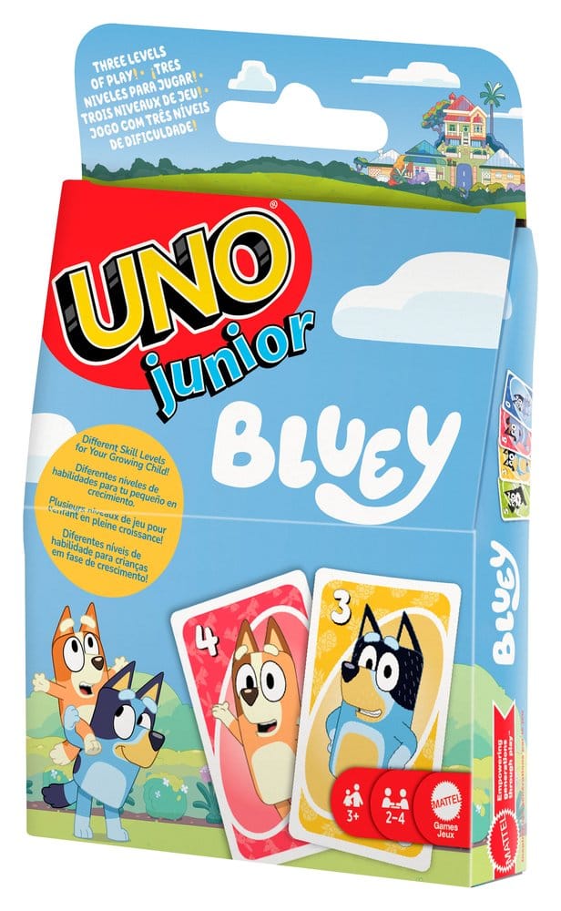 Bluey UNO Junior Jeu de cartes
