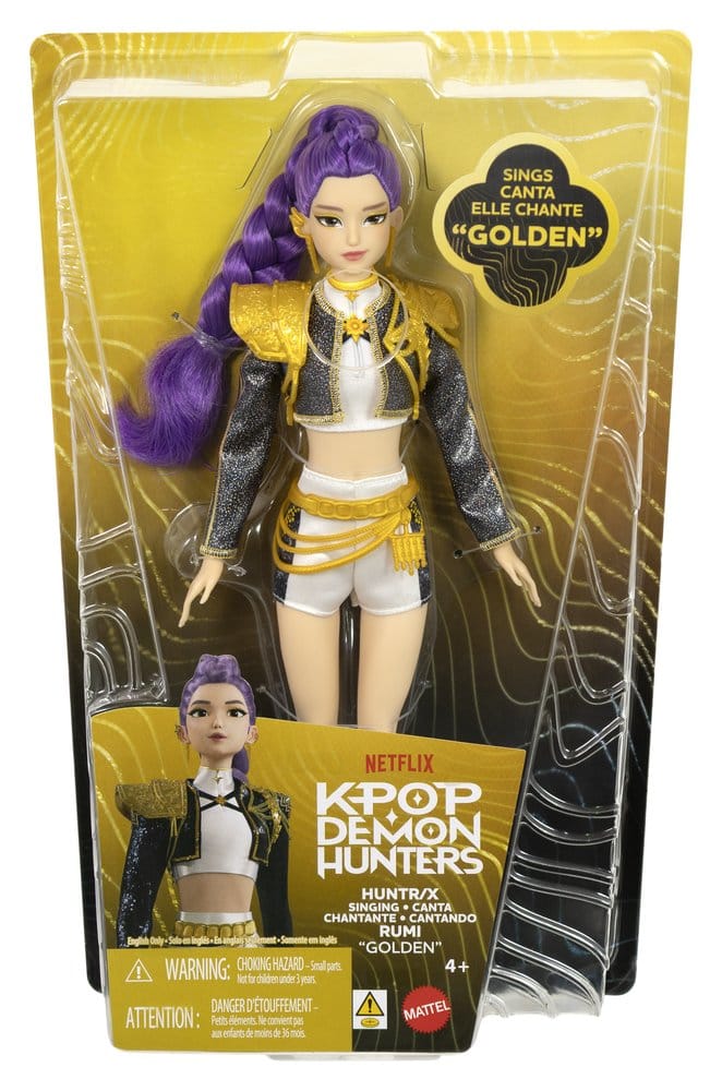 KPop Demon Hunters poupée chantante Huntrix Rumi (Golden)